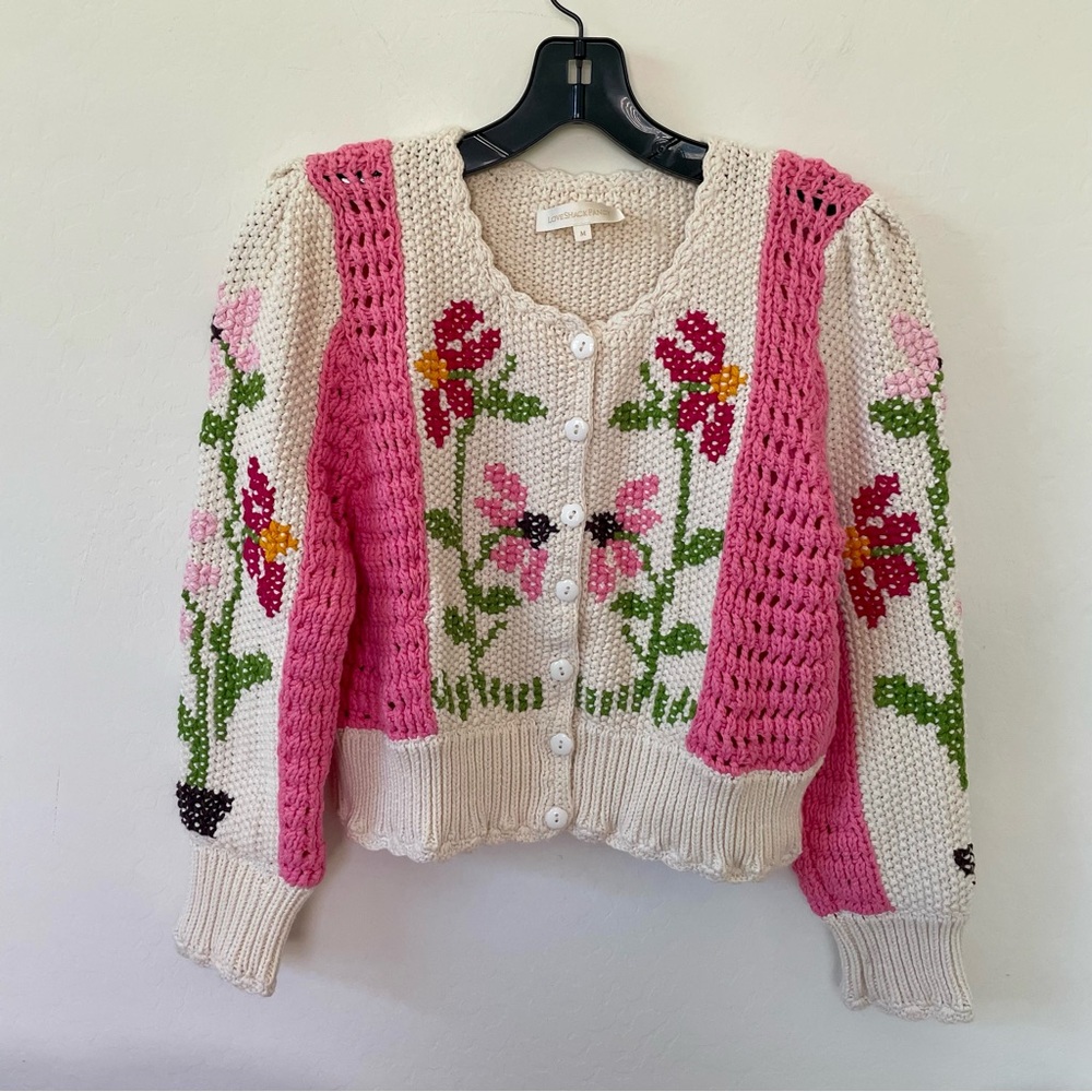 LOVESHACKFANCY CARDIGAN SWEATER - Picture 8 of 14